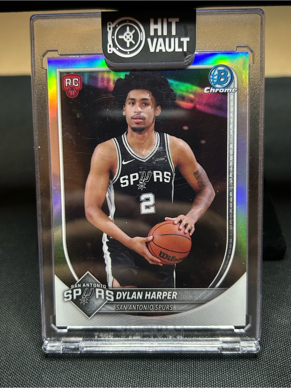 2025-26 Bowman Chrome Bowman Dylan Harper Red Badge Rookie Spurs Brr-2